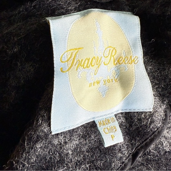 Tracy Reese New York Leopard Print Faux Fur Wool Blend Coat Size S - Picture 7 of 12